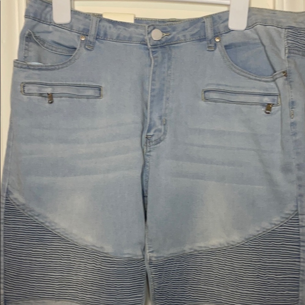 Women’s American Bazi Moto Skinny Jeans 1x